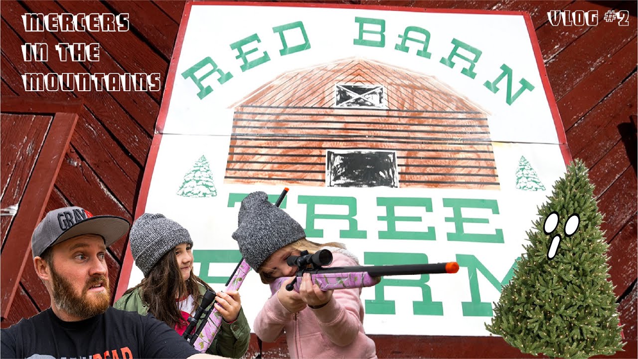 Christmas Tree Hunting at the Red Barn Tree Farm Linville Falls, NC