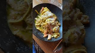 Trying fermented shark, whale carpaccio, horse fillet, Brennivin & gin at Geiri Smart, Reykjavik