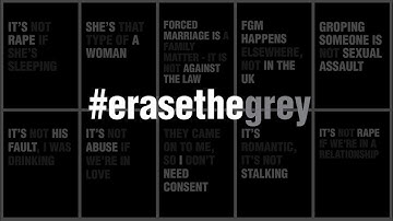 #erasethegrey | There are no grey areas when it comes to gender-based violence