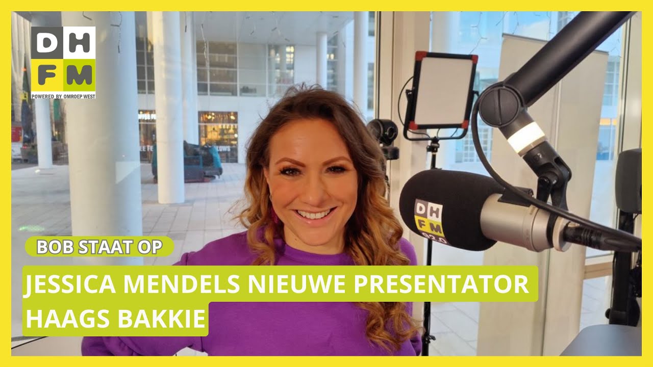 Jessica Mendels nieuwe presentator bij Den Haag FM: 'Ik kreeg hier kriebels van in mijn buik'