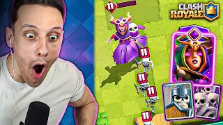 THE NEW WITCH EVOLUTION DECK IS ABSOLUTELY BROKEN! Clash Royale