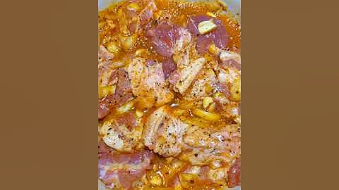 Канада со всех сторон - еда- готовим мясо на шашлык 😋