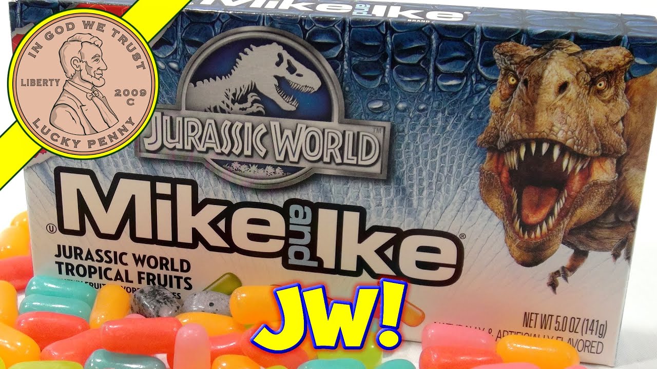 Jurassic World Mike & Ike Tropical Fruit Candy, DinoTasty! YouTube