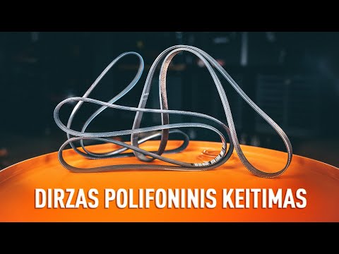 Video: Kas yra V formos rumbuotas diržas?