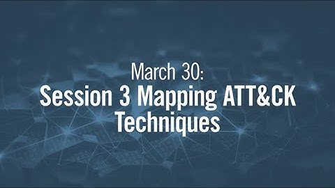 Mapping ATT&CK Techniques to Engage Activities - ATT&CKcon 3.0 Day 2