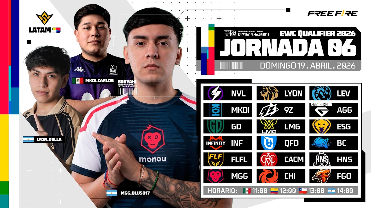 Jornada 6 - EWC Qualifier | FFWS LATAM 2026 🏆