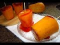 COMO HACER MANGONADAS - PALETAS DE HIELO. Recetas Aleliamada.