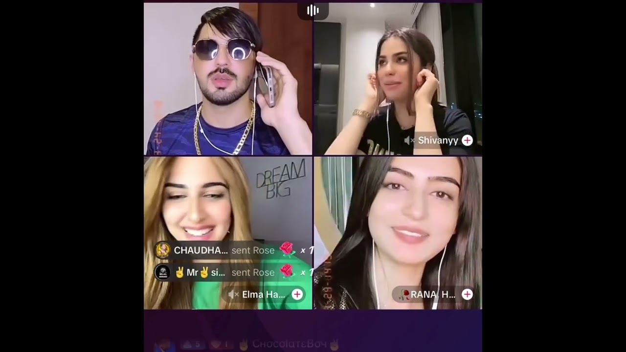 Mr.patlo & Elma shivanny & Rana Hoor & Reshma All in one frame live TikTok macth#viral#trending#fyp