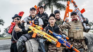 LTT Game Nerf War : Couple Warriors SEAL X Nerf Guns Fight Inhuman Suicide Squad SWAT