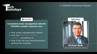 Automated errata management with the TASKING compiler inspector tool