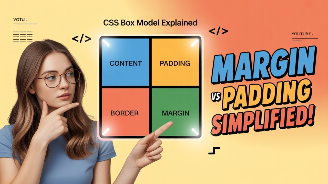 CSS Box Model Explained: Margin vs Padding Simplified - YouTube