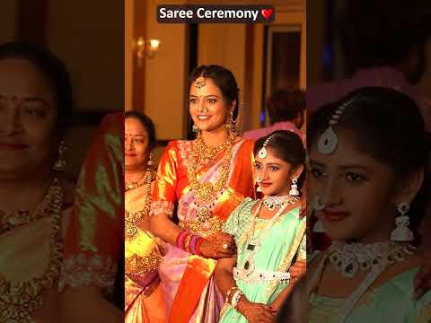 Saree Ceremony ❤️||#ytshorts #shorts #sareeceremony #harinipapa #cutiepie #mahishivan #tamadamedia