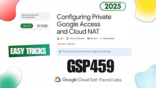 Configuring Private Google Access and Cloud NAT | GSP459 | #googlecloud #arcade #qwiklabs