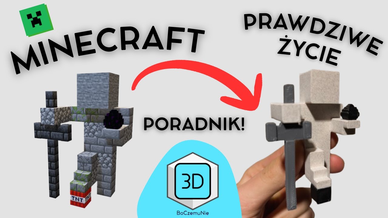 TWÓRZ SWOJE MODELE 3D W MINECRAFT!