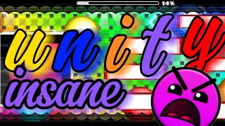 Unity 100% - all coins| "geometry dash" insane