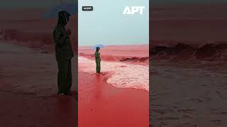 Fifty Shades Of Red Flood Irans Hormuz Island After Heavy Rain Apt