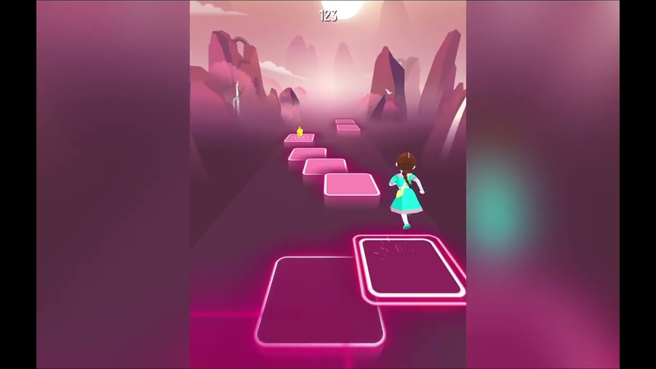 Tiles Hop how to beat believer episode1 YouTube