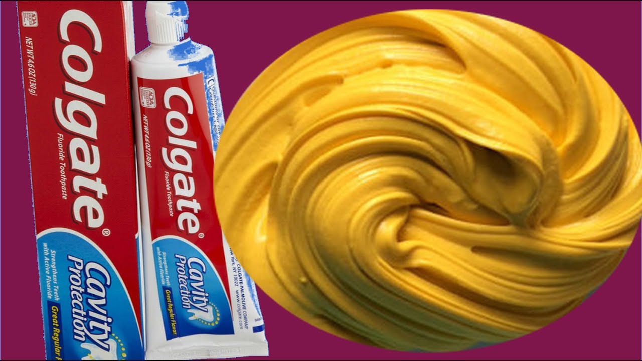 How To Make Slime Colgate Toothpaste And Flour Without