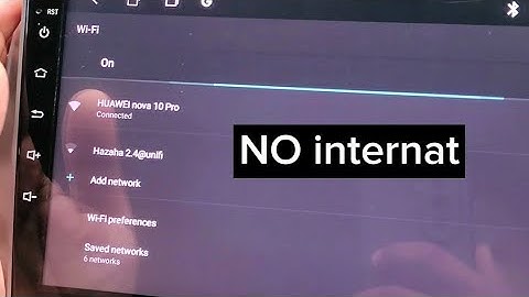 android player sambung wifi takde internat | connect wifi but no internat car android