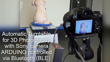 Arduino controlled Turntable for 3D photograhy