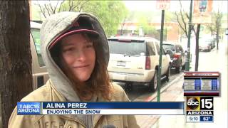 Snowplows out in mid-May for Flagstaff snow