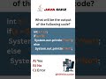 Java quiz #java #education #india #shorts #viral #number #coding #practice #javacoding #btech