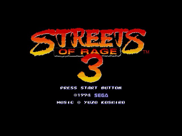 Streets of Rage 3 (Bare Knuckle 3) - Mega Drive - Directo 105
