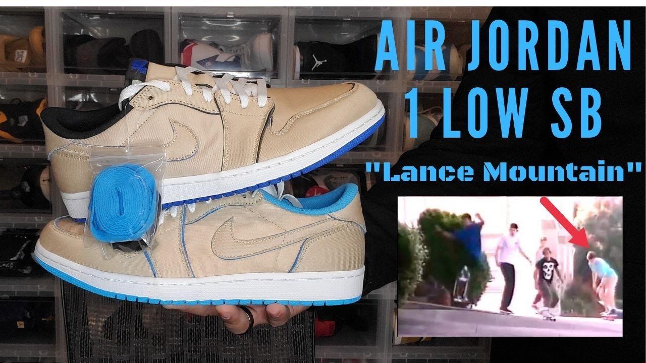 Air Jordan 1 Low SB "Lance Mountain" - YouTube