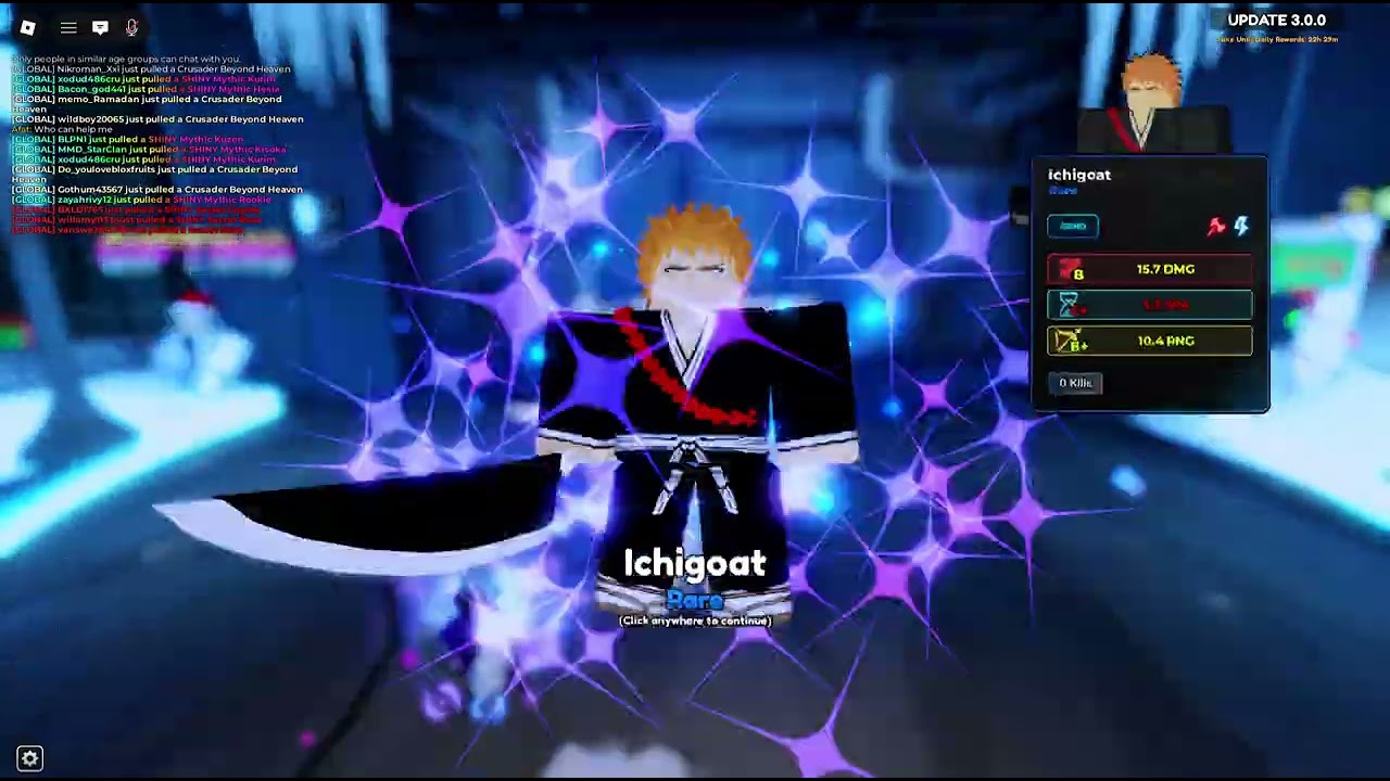 Getting dio Oh in anime crusaders roblox