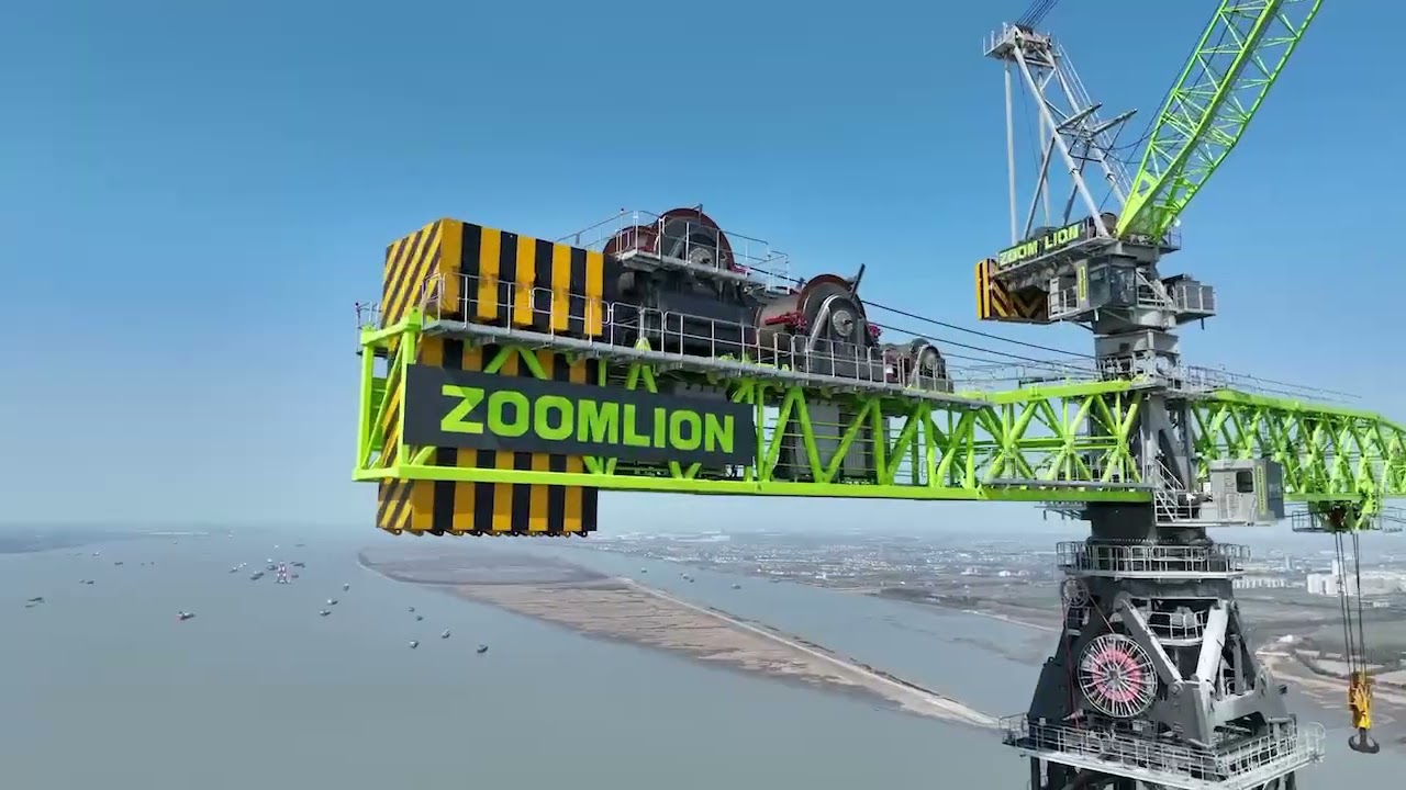 The World's 1st over 10,000 ton meter Tower Crane- Zoomlion 12000