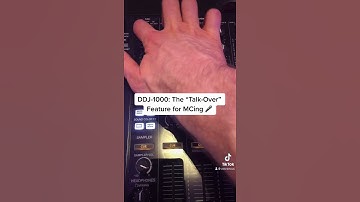 DDJ-1000: The "Talk Over" Feature for MCing