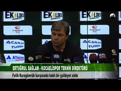 ERTUĞRUL SAĞLAM KOCAELİSPOR TEKNİK DİREKTÖRÜ