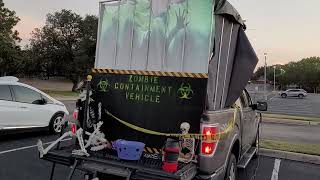 2022 Trunk or Treat pickup truck AtmosFX Zombie Cage