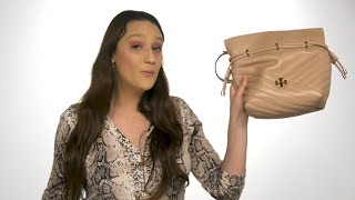 kira chevron tote bolsa tory burch