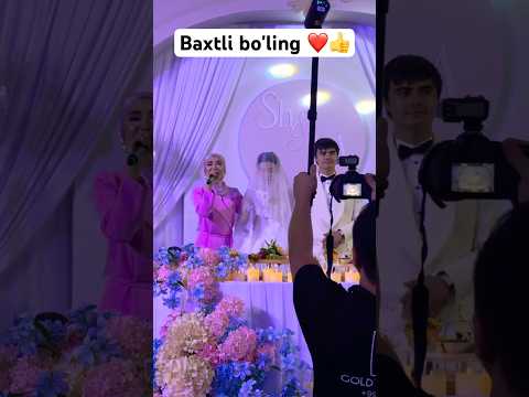 Uzukga ko'z qo'ygandek ????❤️ Shahzod Sultonov to'yida xonanda Manzura
