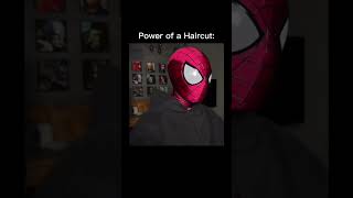 Power Of A Haircut spiderman tomholland funny memes power hairstyle hair cleancut