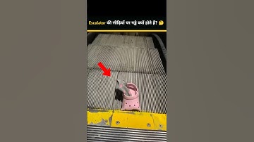 Why Escalator Steps Have Grooves 🤔 #3danimation #facts #shorts