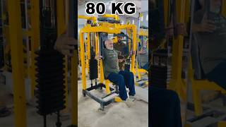 60+ Year Old Lifting 80KG Chest Fly 😳💪 | Age is Just a Number
