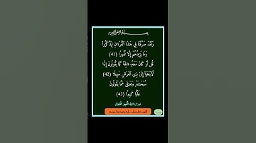 سورة الاسراء - سورة 17 - اية 43-41