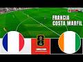 FRANCIA vs COSTA DE MARFIL Rumbo Al MUNDIAL 2026 Duelo De Titanes  simulation
