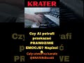 Męskie wyznanie miłosne w wykonaniu... Kratera? 🤖 #krater #shorts #pop#ballad #musicai #polskamuzyka