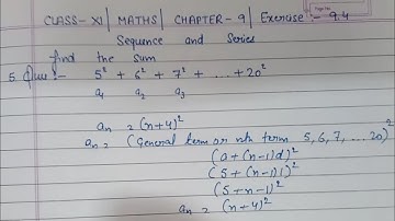 Q 5 Ex 9.4 Class 11 Sequence and Series Chapter 9 NCERT MATH GANIT VIGYAN