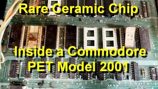 Commodore PET Bits & Bytes - PET 2001 Series Deep Dive Inside - Printed Circuit Board - Episode 1360