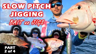 SLOW PITCH JIGGING TECHNIQUES on the Great Barrier Reef | Bait vs Jigs on the mothership