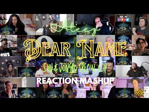 ATEEZ (에이티즈) - 'Dear Name' San & Jongho Special Clip REACTION MASHUP
