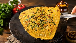 Easy Way to Make Spicy Layered Gram Flour and Onion Paratha: You’ll Forget All About Samosas and ... screenshot 2