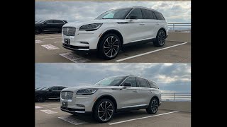 @AudreysFordFocus Pristine White vs Ceramic Pearl in the new 2023 Lincoln Aviator