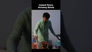 Dual-Hand Crystal Bowl & Synth Healing from Japan | Sound Alchemy #Shorts