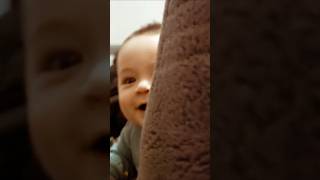 Adorable Baby Loves to Peek a Boo! #shorts #shortsfeed #peekaboo