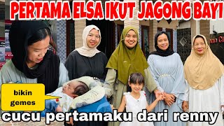 CUCU PERTAMAKU, ELSA IKUT JENGUK DEDEL BAYI DAN MAKAN SOTO JAJAN PASAR 